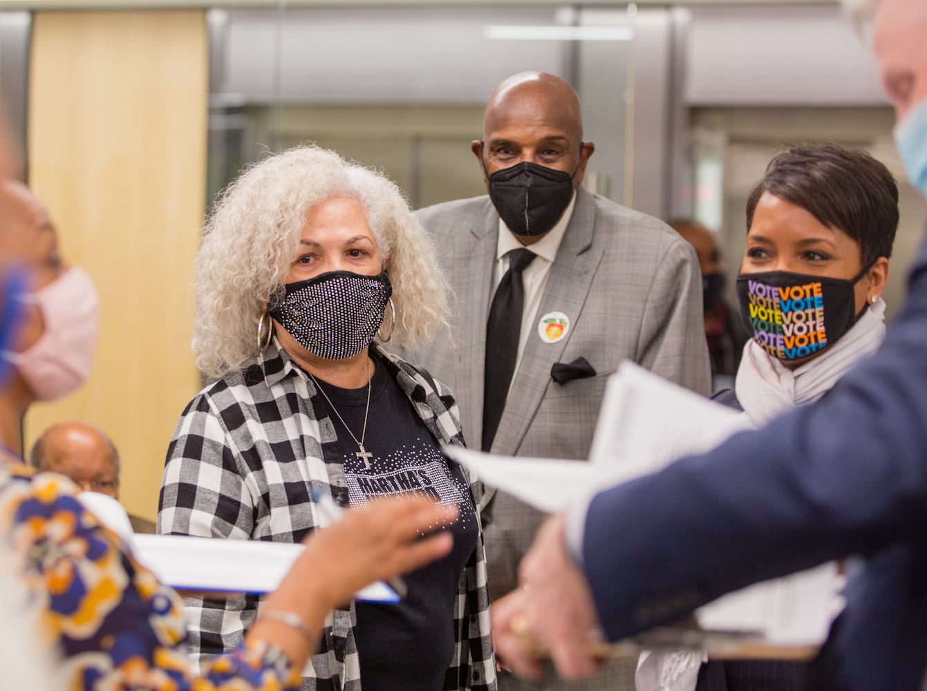 Morehouse vaccinates civil rights leaders