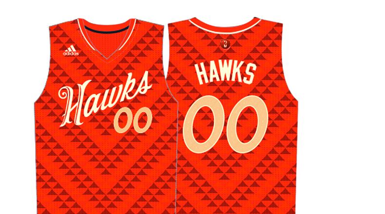 Uniform designs revealed by Uni-Watch website for the Atlanta Hawks.