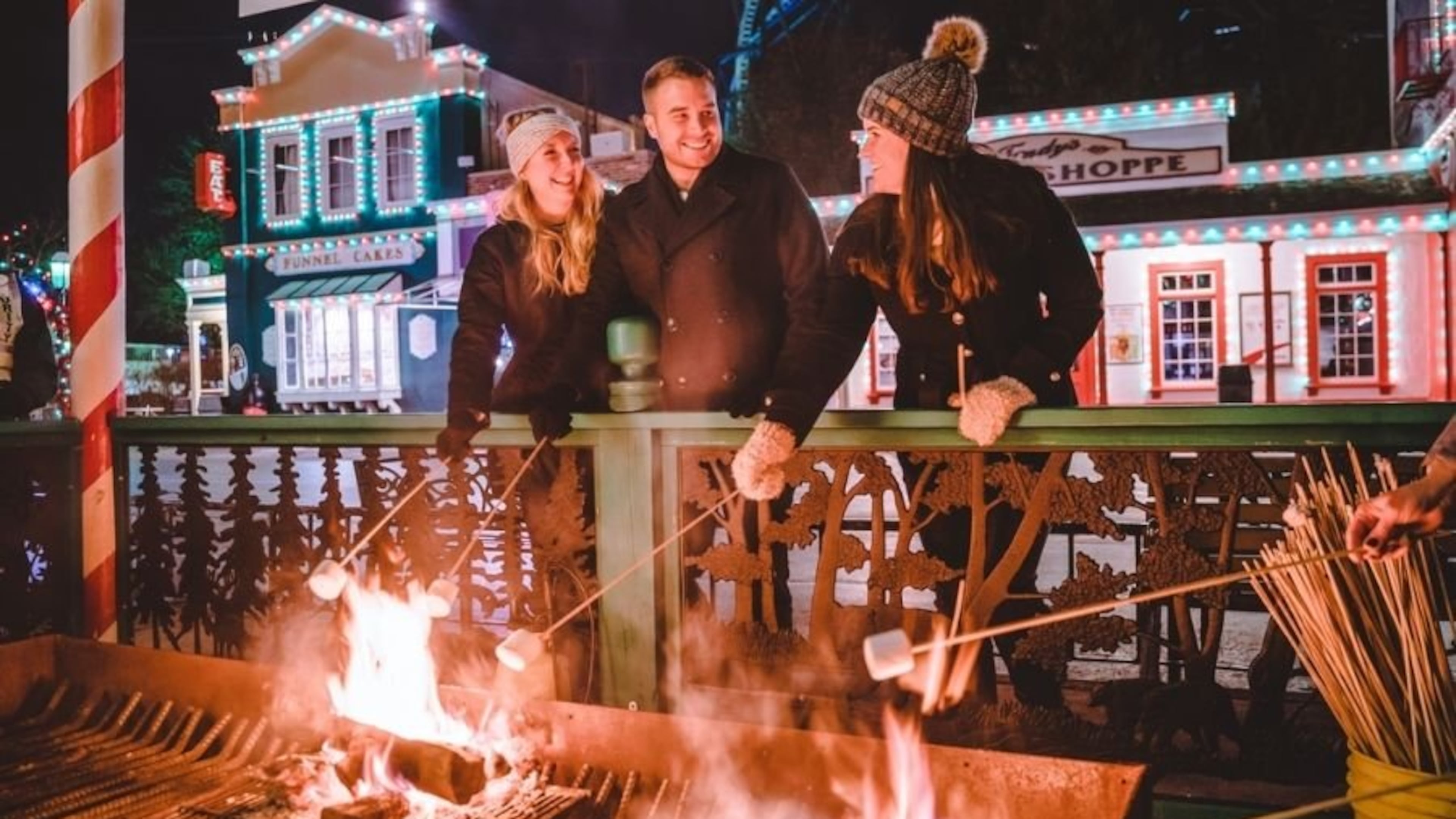 Six Flags Over Georgia has traditionally held its Holiday in the Park festivities from December until Jan. 3. However, the park announced recently it will close Nov. 30 this year and cancel its annual holiday event. (Courtesy of Six Flags Over Georgia)