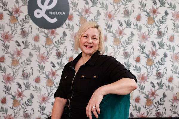 Dana Xavier Dojnik, CEO of The LOLA, a women-centered co-working space in Atlanta, on Friday, June 27, 2025. (Natrice Miller/AJC)