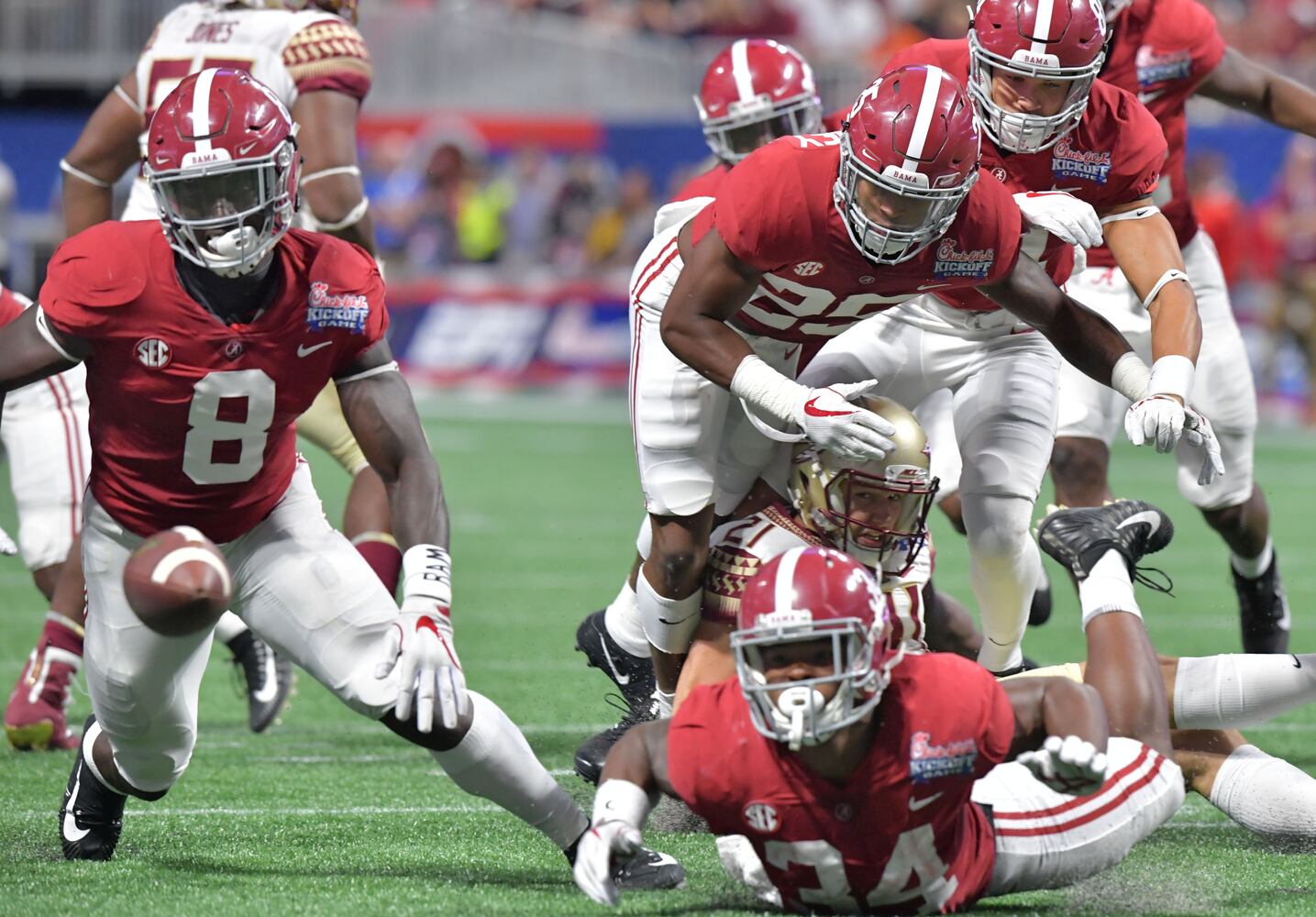 Photos: Alabama beats FSU at Atlanta’s Mercedes-Benz Stadium