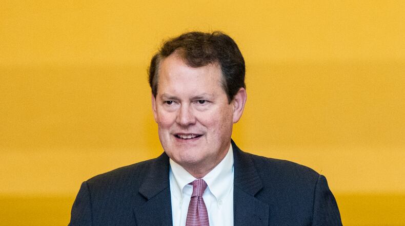 Ray Stallings Smith III, who represents Cobb Commissioner Kelli Gambrill as a resident in the lawsuit against the county's redistricting map, was one of the people indicted in the sweeping RICO indictment of former president Donald Trump and members of his team for allegedly trying to overthrown results of Georgia's 2020 election. (Jenni Girtman for The Atlanta Journal-Constitution)