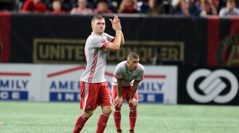 September 27, 2017 Julian Gressel started the match in exchange for the injured Miguel Almiron, who for his outstanding performance was named best player of the match, the change in the second half of the match