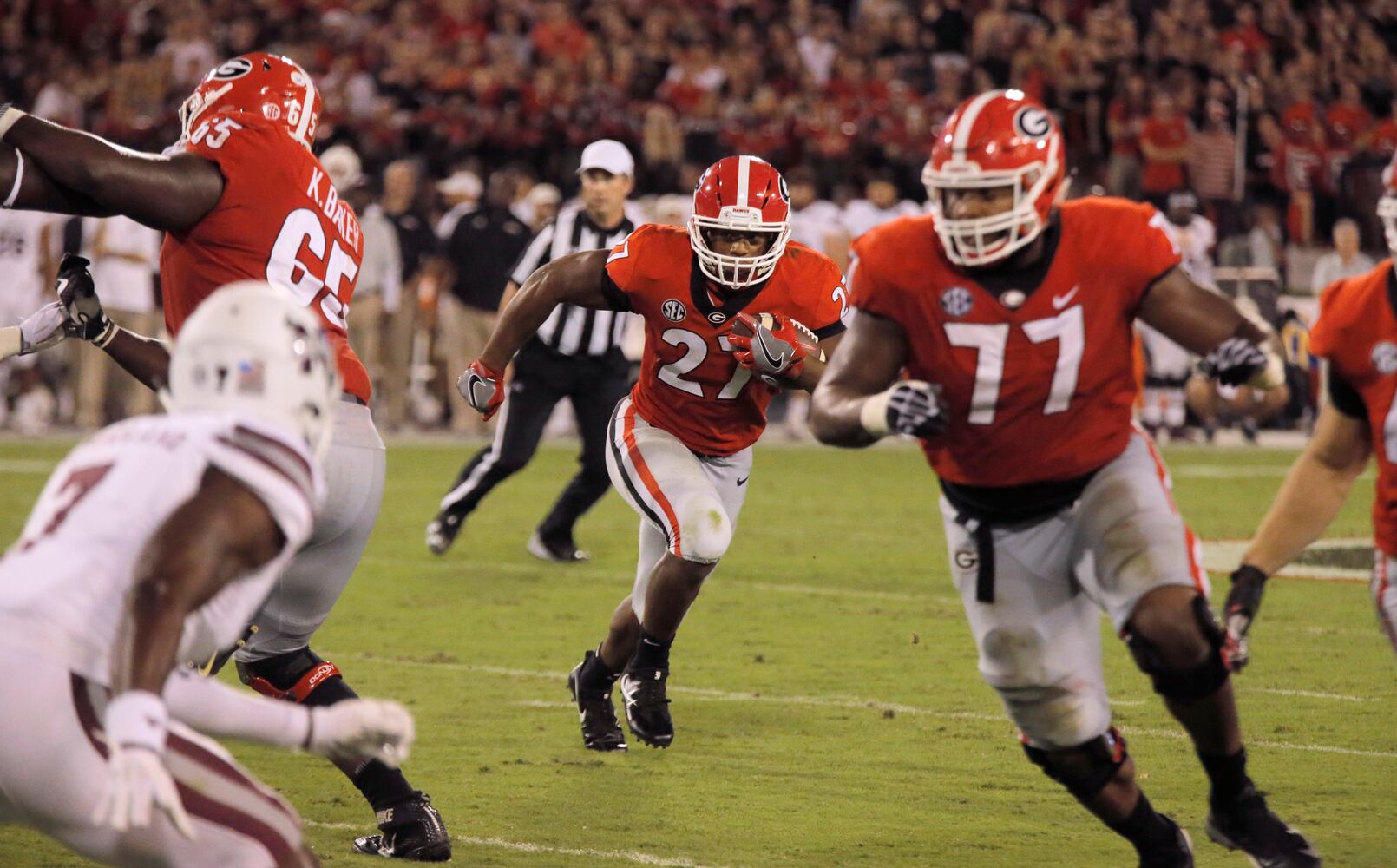 Photos: Georgia meets Mississippi State in battle of Bulldogs