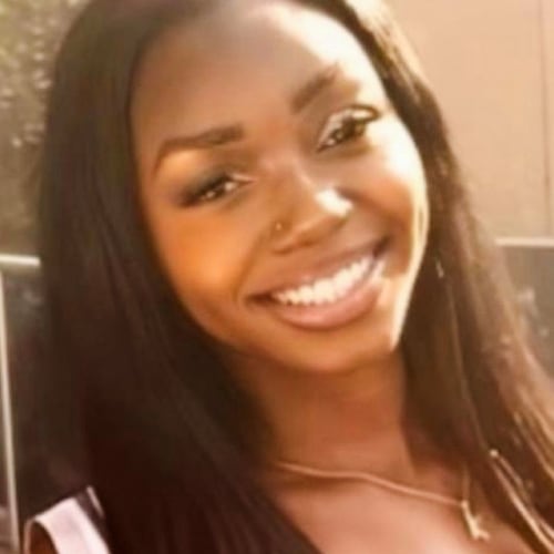 This undated photo provided by the Philadelphia Police Department shows Kada Scott, 23, who has been missing since she stepped outside during her night shift at a nursing home on Oct. 4. (Philadelphia Police Department via AP)