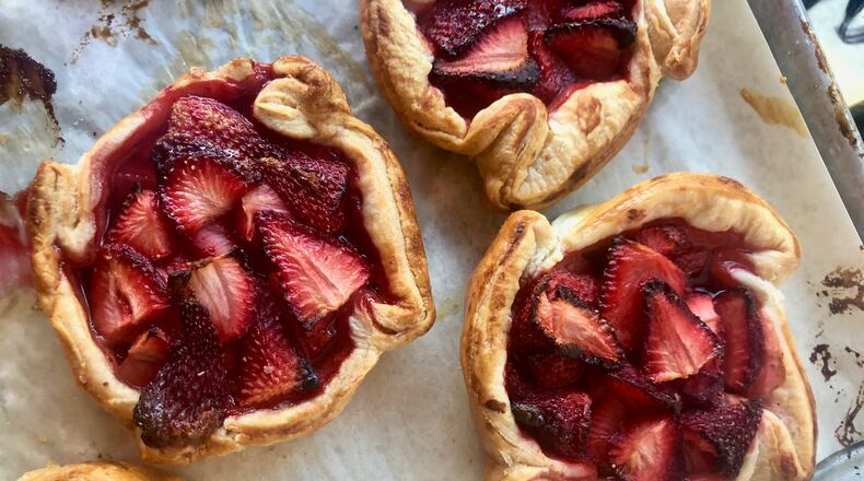 Versatile flaky tart dough is wonderful to have on hand during the summer to make galettes, crostadas and turnovers using ripe produce. Sarah Dodge for The Atlanta Journal-Constitution