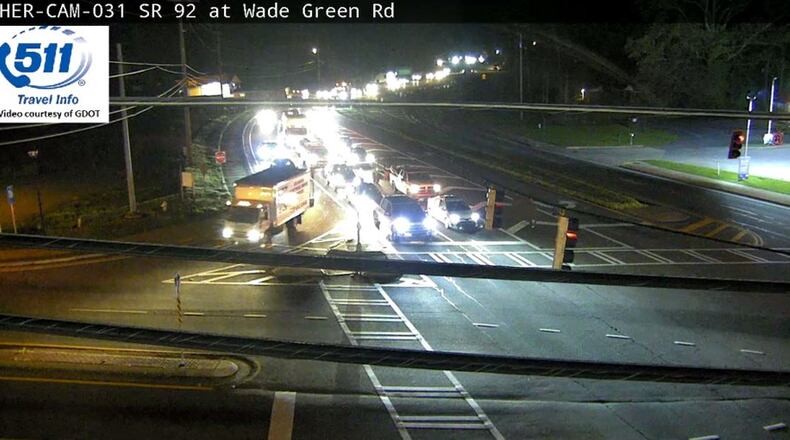 The pedestrian was wearing dark clothes and was not in a crosswalk at the time of the wreck, according to investigators.