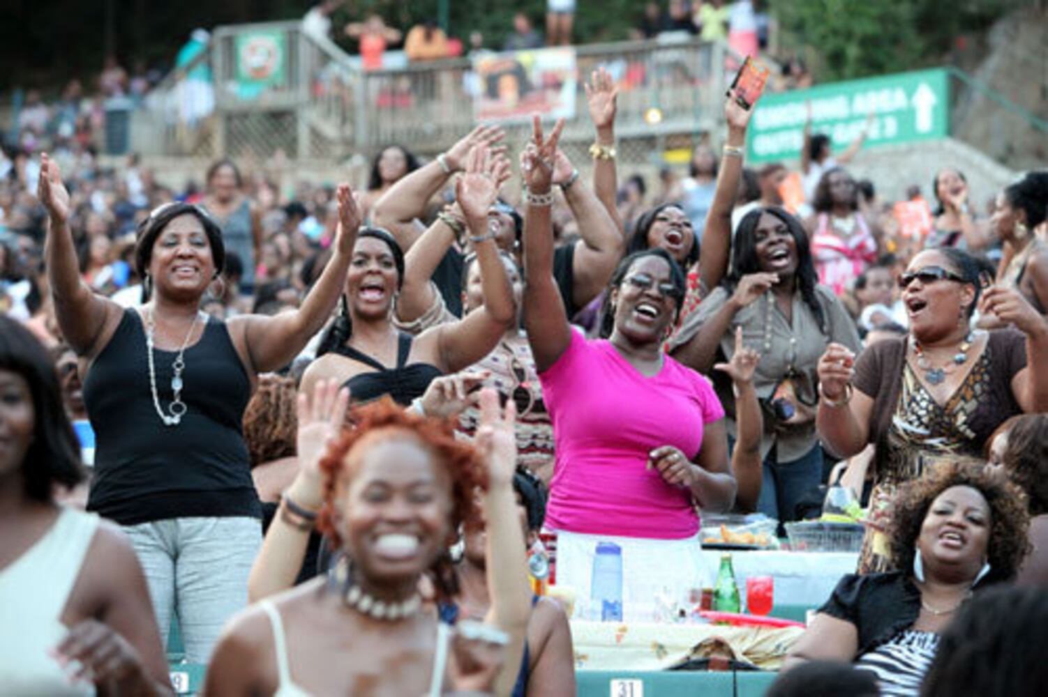 Jill Scott performs at Chastain Park Amphitheatre