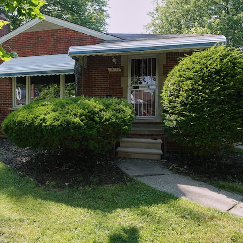 An existing home for sale is shown Tuesday, July 7, 2026, in Detroit. (AP Photo/Paul Sancya)
