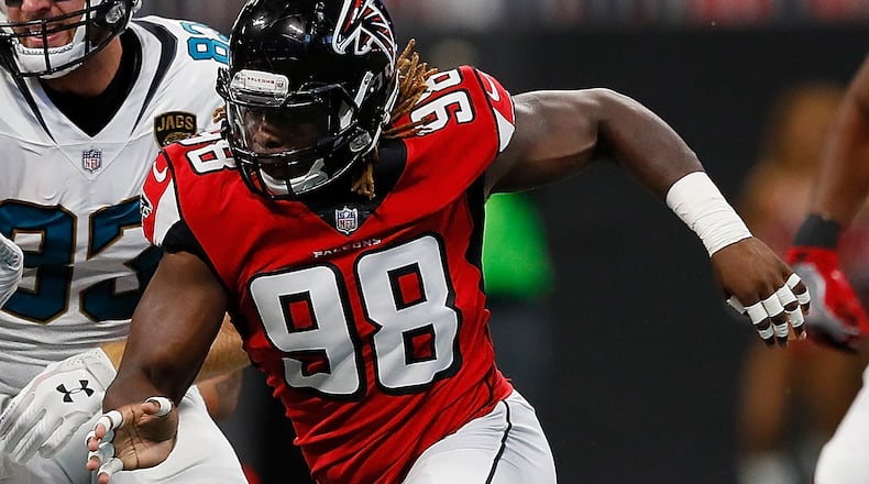 2017, Round 1, Pick 26: Takk McKinley, defensive end, played in all 16 regular season games and the playoffs, recording 6 sacks and 15 tackles. What happened next? He is entering the second year of a four-year, $10.21 million contract.