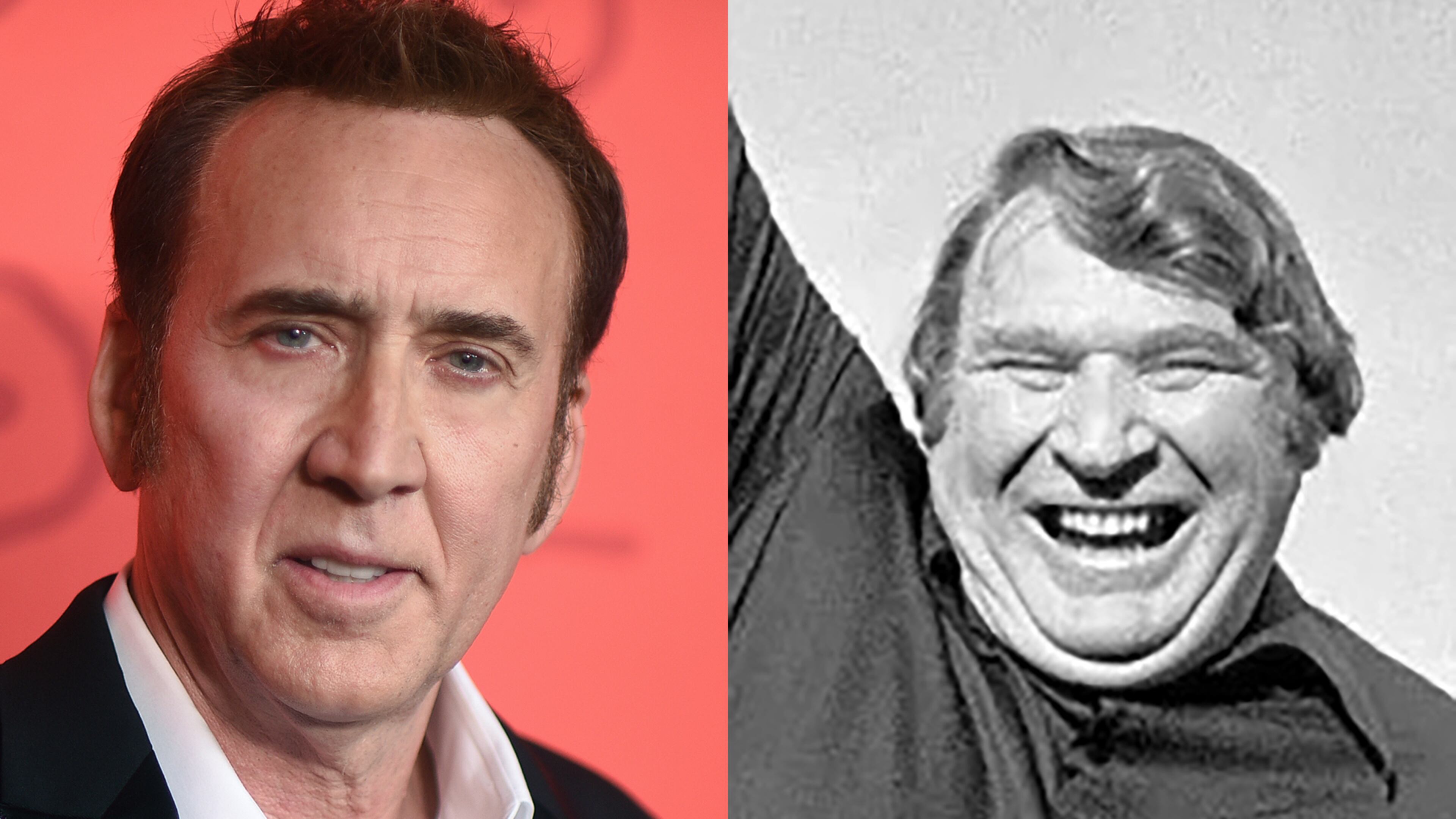 Nicolas Cage (left) plays John Madden from his Oakland Raiders coaching days during the 1970s in the new Amazon biopic "Madden," currently shooting in Atlanta. (AP File)