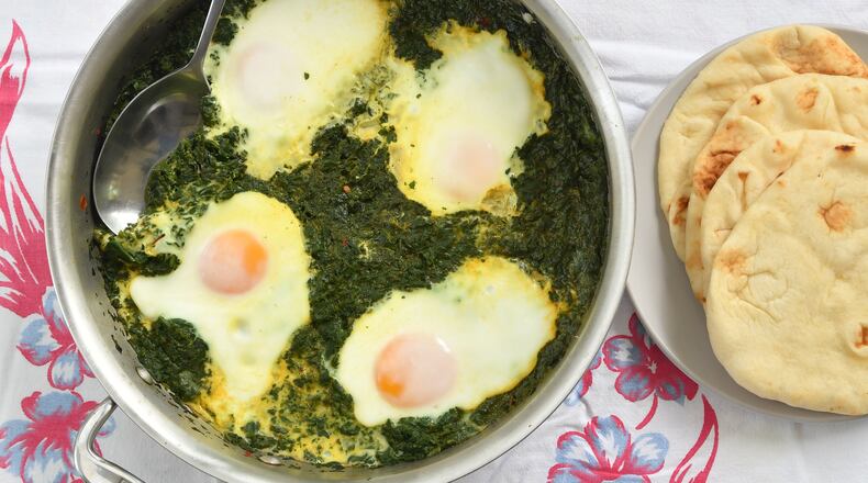 Green Shakshuka.
(CHRIS HUNT FOR THE ATLANTA JOURNAL-CONSTITUTION)