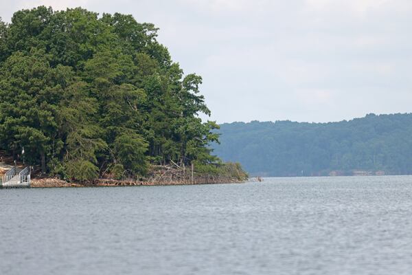  A general view of Lake Lanier, Thursday, June 30, 2022, in Flowery Branch, Ga. (Jason Getz/The Atlanta Journal-Constitution)