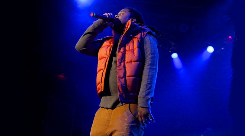 King Louie performs at House Of Blues Chicago on September 20, 2013 in Chicago, Illinois. (Photo by Barry Brecheisen/Getty Images)