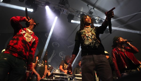 Atlanta's Migos. (Stephen Spillman/The American-Statesman)