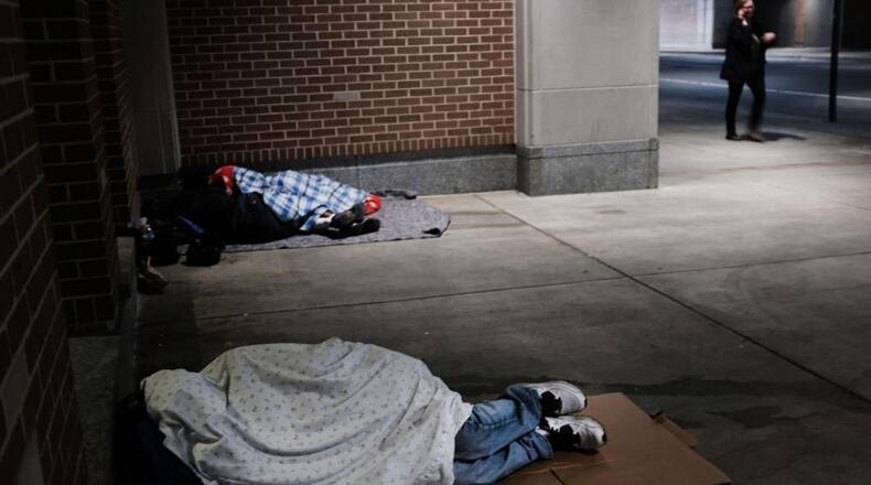 A homeless woman who was forced to sleep on the streets of St. Louis has been helped by several people.