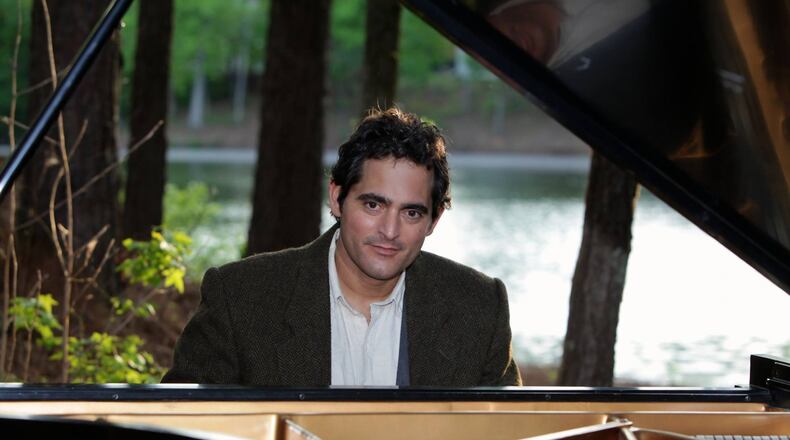 Malek Jandali, a classical composer and part-time Atlantan, spearheads Pianos for Peace, in which pianos are placed in parks and other public places to promote the unifying effects of music. (COURTESY)