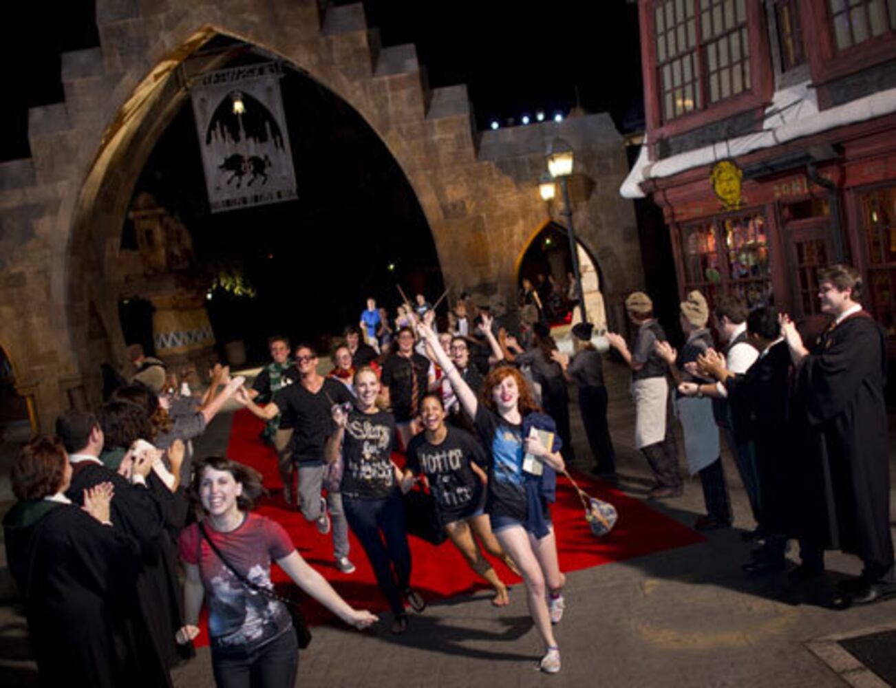 Harry Potter' fans flood theaters for midnight premiere