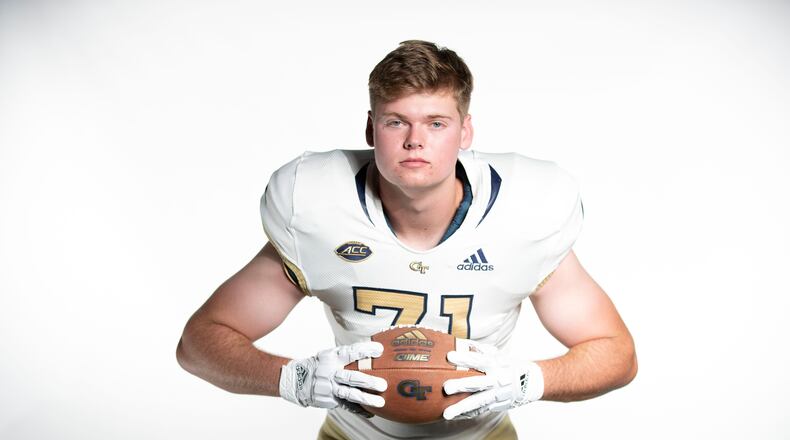 Offensive tackle Connor McLaughlin of Jesuit High in Tampa, Fla., made an official visit to Georgia Tech June 14-16, 2019. (Courtesy Connor McLaughlin)