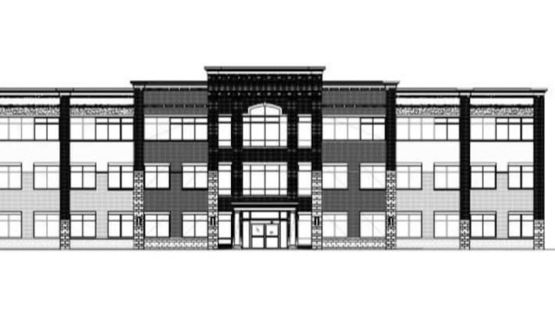 Rendering of a Piedmont Healthcare facility in the planning for north Henry County.