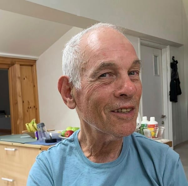 This undated photo provided by Hostage's Family Forum shows late Israeli hostage Gad Haggai, whose body has been recovered from Gaza by Israeli security forces. (Hostage's Family Forum via AP)
