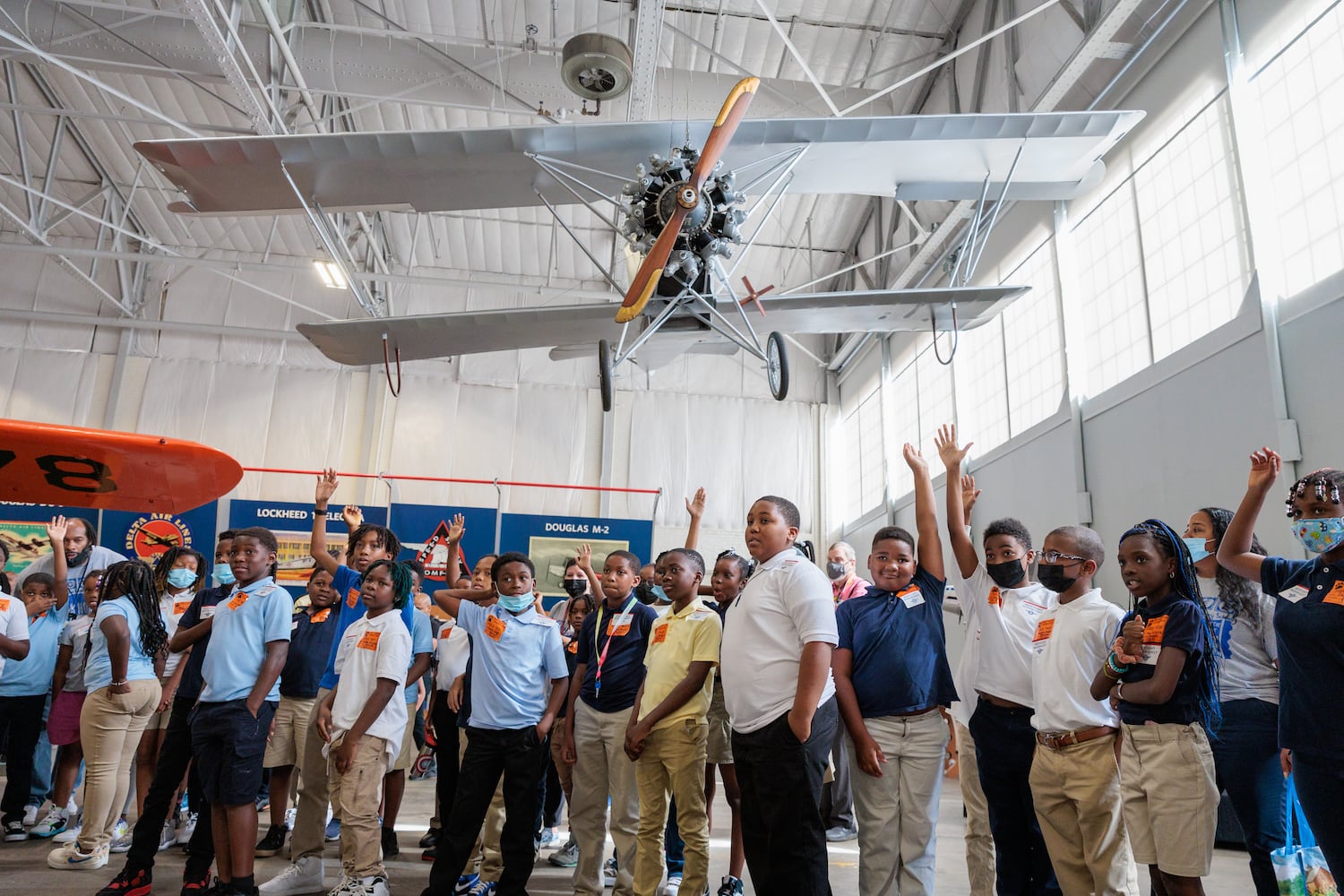 Hartsfield-Jackson business community helps ‘Stuff the Plane’ for APS, Fulton and Clayton students