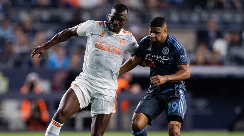 First half action at Yankee Stadium in The Bronx, New York, on Wednesday September 25, 2019. (Photo by Jacob Gonzalez/Atlanta United)