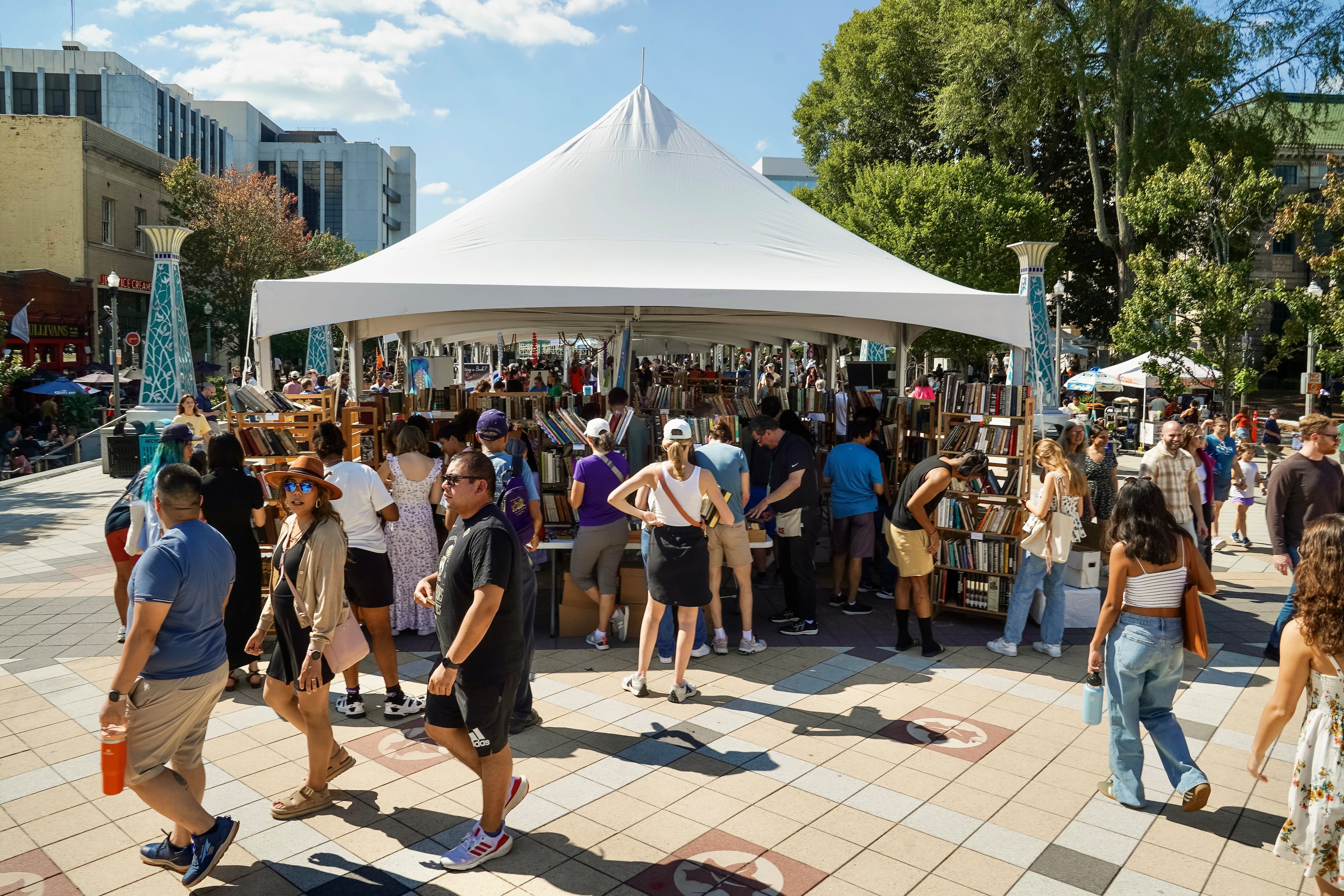 Along with the author panels, Decatur Book Festivals will be able to peruse an outdoor book market. (Courtesy of Decatur Book Festival 2024)