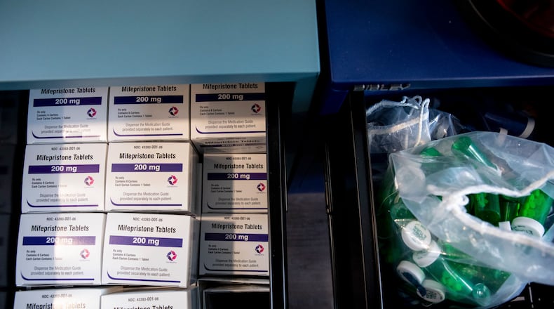 The U.S. Supreme Court ruled unanimously Thursday to continue to allow the use of mifepristone, a medication that induces abortion. (Jackie Molloy/The New York Times)