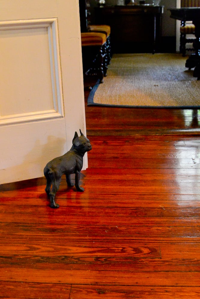 Heart pine floors, a favorite interior design element