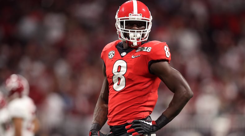 Riley Ridley hopes to be at least as high profile for the Bulldogs as he was in last season's National Championship game. (Christian Petersen/Getty Images)