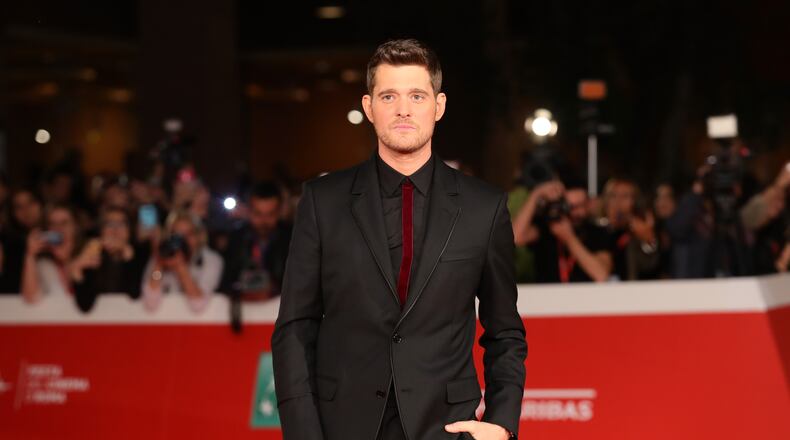 ROME, ITALY - OCTOBER 14: Michael Buble walks a red carpet for 'Tour Stop 148' during the 11th Rome Film Festival at Auditorium Parco Della Musica on October 14, 2016 in Rome, Italy. Buble and his wife, Luisana Lopilato, announced Nov. 4 that their 3-year-old son Noah has cancer. (Photo by Vittorio Zunino Celotto/Getty Images)