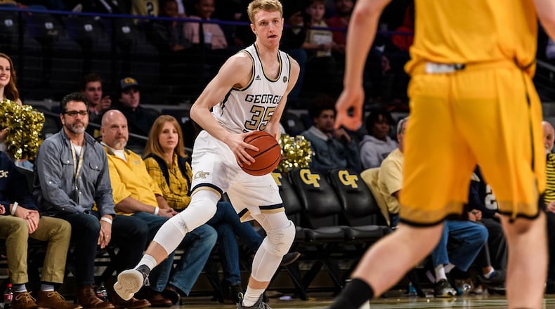 Georgia Tech’s Kristian Sjolund. (Danny Karnik/Georgia Tech Athletics)