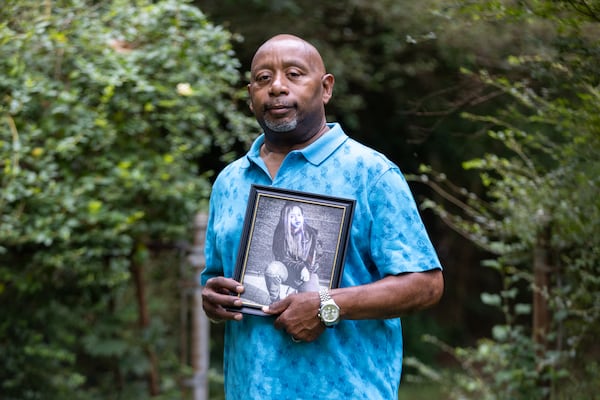 Steven Brown said his daughter, Tiara Carter, used to wait in the front seat for him to come around and open the door for her. (Arvin Temkar/AJC)