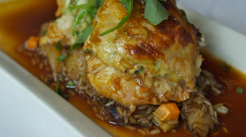 Harvest chicken from Campagnolo, an Italian eatery just a 9 minute walk from Piedmont Park.