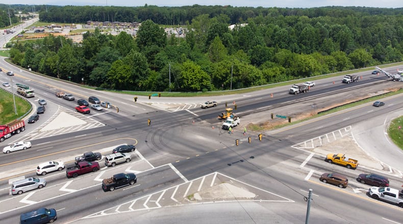 Forsyth County plans to replace the intersection of Ga. 400 and Browns Bridge Road (Ga. 369) near Coal Mountain with a grade-separated interchange. FORSYTH COUNTY