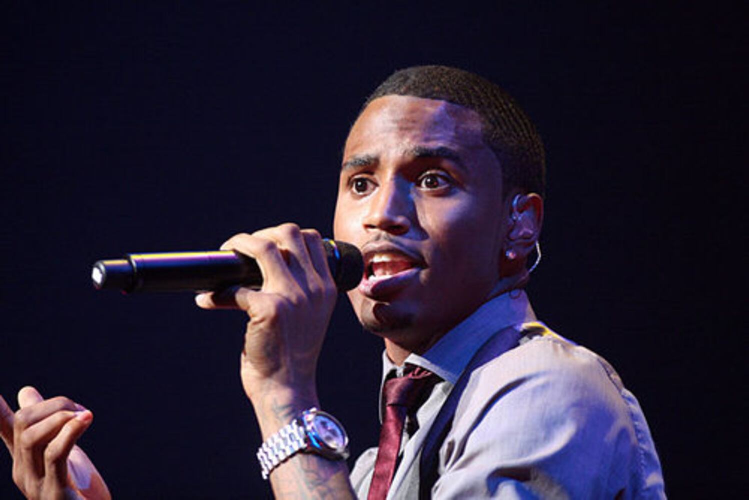 Trey Songz and Monica