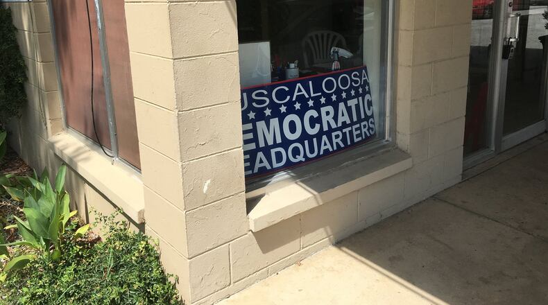 Tuscaloosa is an island of blue in Alabama, a state that last voted for a Democratic presidential candidate in 1976. The office of the county’s Democrats sits in a forlorn motel on the outskirts of town. A volunteer often spends her time there reading books while waiting for a visitor or two.