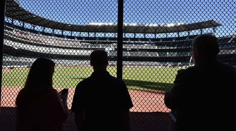 View from Coors Light Below The Chop at SunTrust Park.
