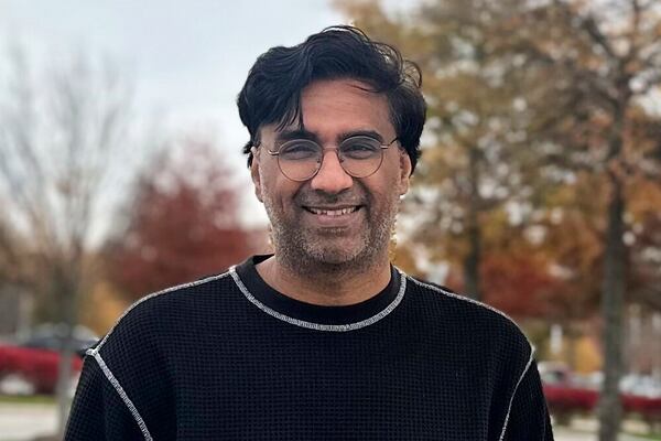 This undated image provided by the ACLU of Virginia shows Badar Khan Suri, a Georgetown scholar from India, who was arrested outside his Virginia home and detained by masked Homeland Security agents on allegations that he spread Hamas propaganda. (ACLU of Virginia via AP)
