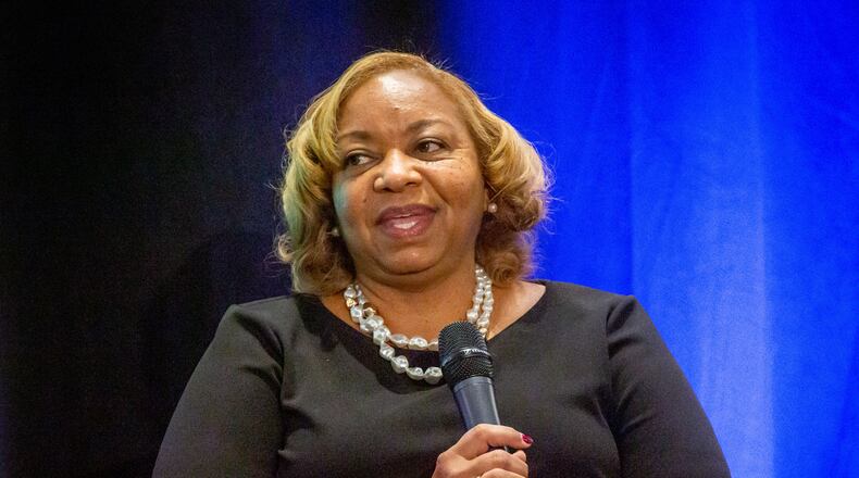 Henry County Chairwoman Carlotta Harrell will give "State of the County" remarks today. STEVE SCHAEFER/THE ATLANTA JOURNAL-CONSTITUTION