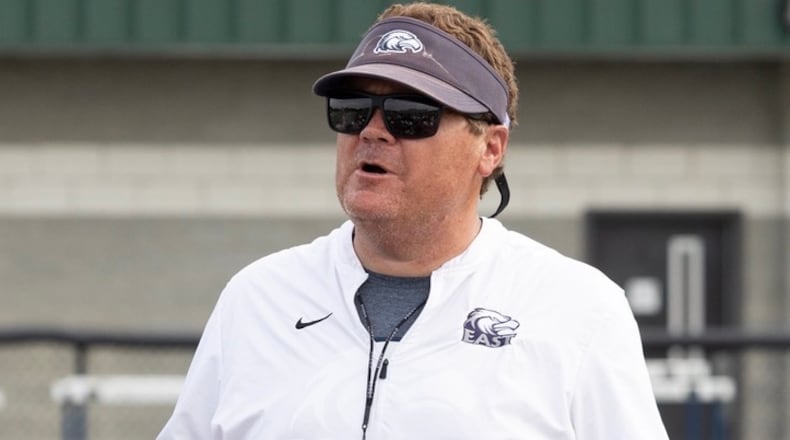 New East Jackson coach Ashley Henderson led Jasper County in 2025 to its first 10-win season since 1992. He took over a program on a 15-game losing streak and went 27-19 in four seasons. (Courtesy of Ashley Henderson)