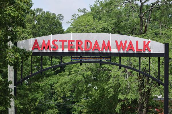 Views of Amsterdam Walk development in Midtown shown on Friday, May 10, 2024. (Natrice Miller / AJC)