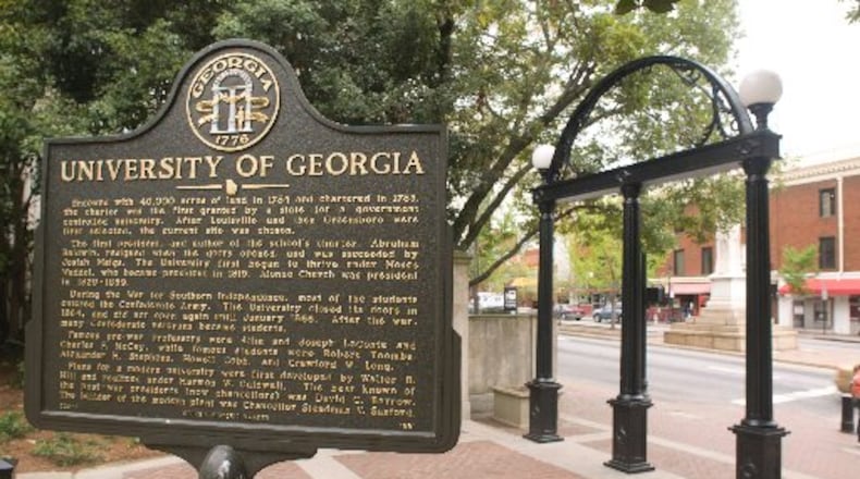 The University of Georgia’s main campus will close early Friday. Satellite campuses will make their own calls on when to close. (File photo)