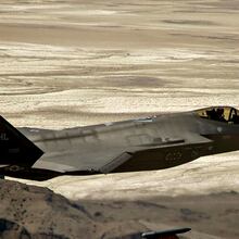 The F-35 Lightning II (shown here) is the U.S. military's next-generation stealth fighter. The F-35 could be ripe for cuts in an effort to eliminate trillions from the federal budget under the incoming administration of President-elect Donald Trump. (Airman 1st Class Codie Trimble/U.S. Air Force 2023)