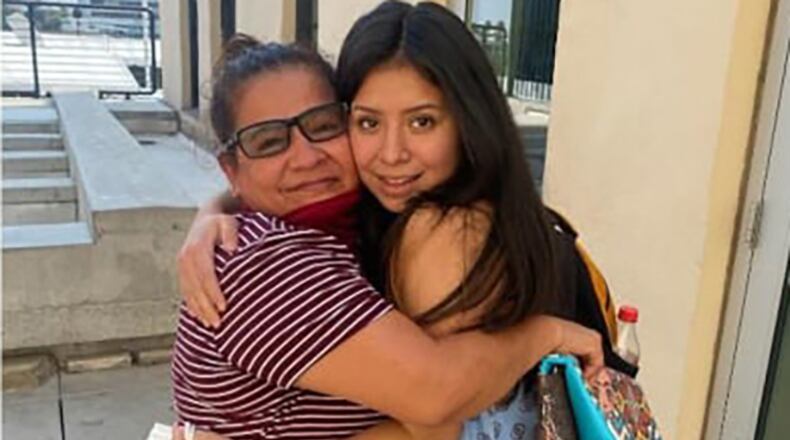 Clermont resident Angelica Vences-Salgado, left, reunited on Sept. 10, with her daughter Jacqueline Hernandez, now 19, who was abducted in 2007.