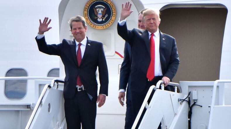 As runoff nears, Trump complicates GOP case by demanding that Kemp resign