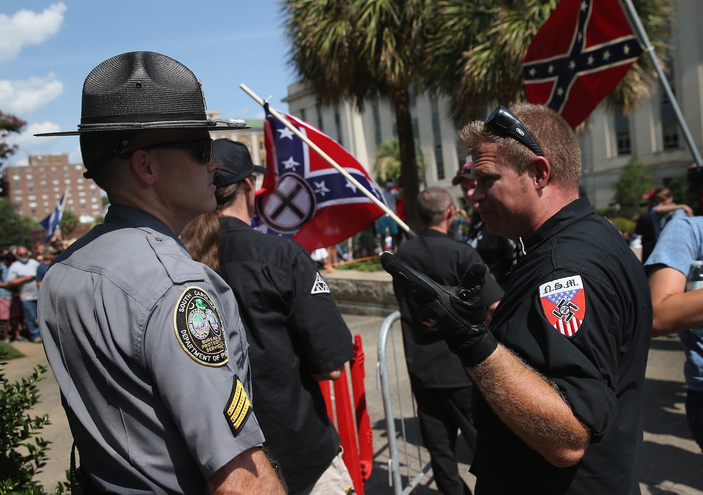 KKK rallies at South Carolina Statehouse