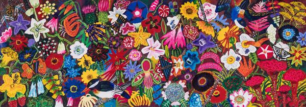 "Pandemonium" (2018), acrylic on canvas by Korean artist Kim Chong Hak.
Courtesy of High Museum of Art / Kim Chong Hak