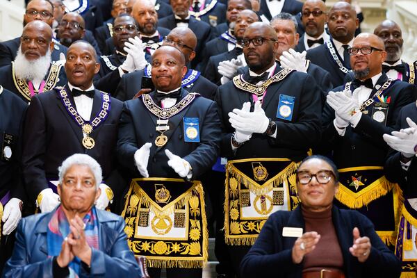 Georgia lawmakers commemorated the "Original 33" and launched plans for a new Capitol monument on Wednesday. (Arvin Temkar/AJC)